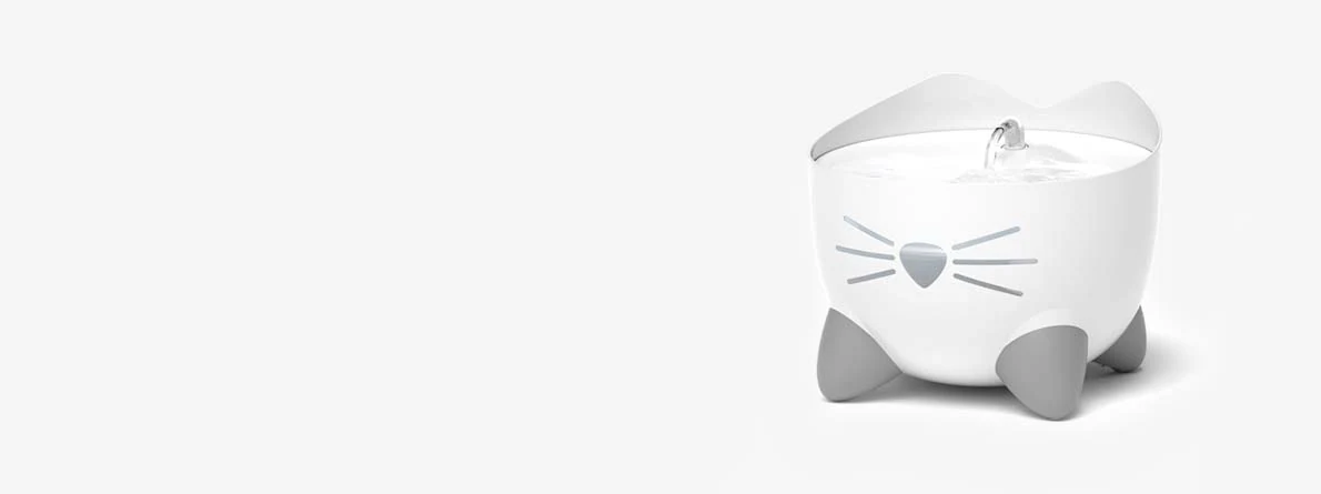 Catit PIXI Mini Fountain #43705 in the manufacturer white-background product rendering