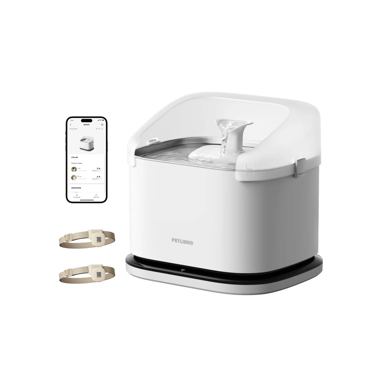 PETLIBRO Dockstream RFID Smart Fountain in the pictured configuration